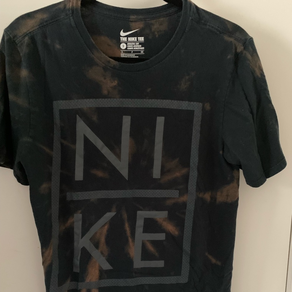 Tie-dyed Black Nike Shirt